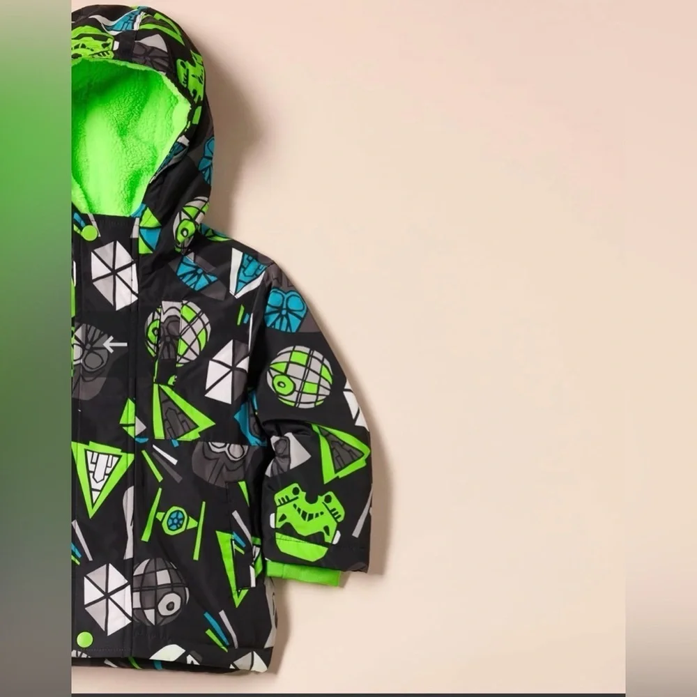 Disney | Marvel | Star Wars Boys and Toddlers' Warm Puffer Coat. Warm & cozy